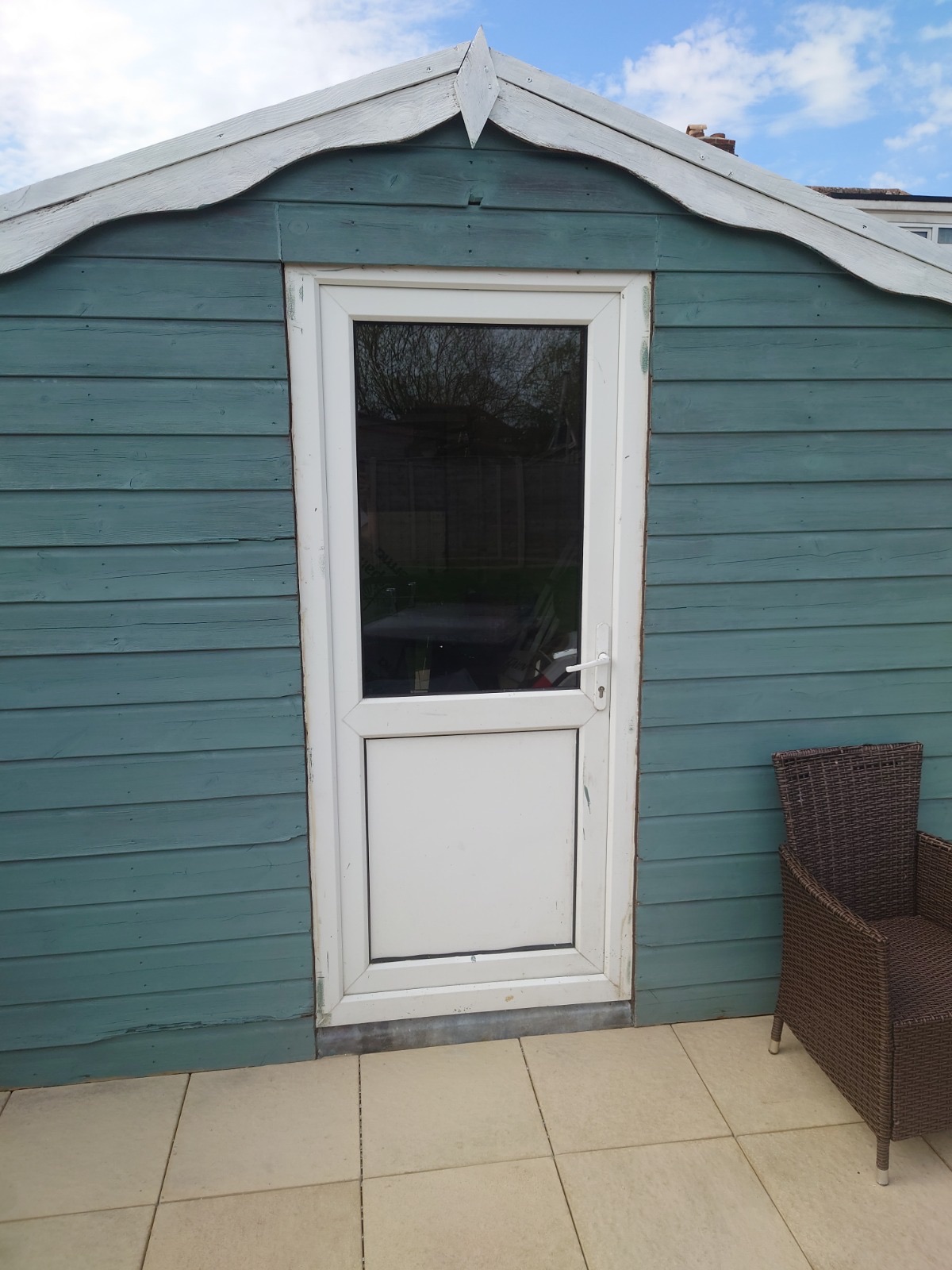 Door repaired and re-hung by HDS