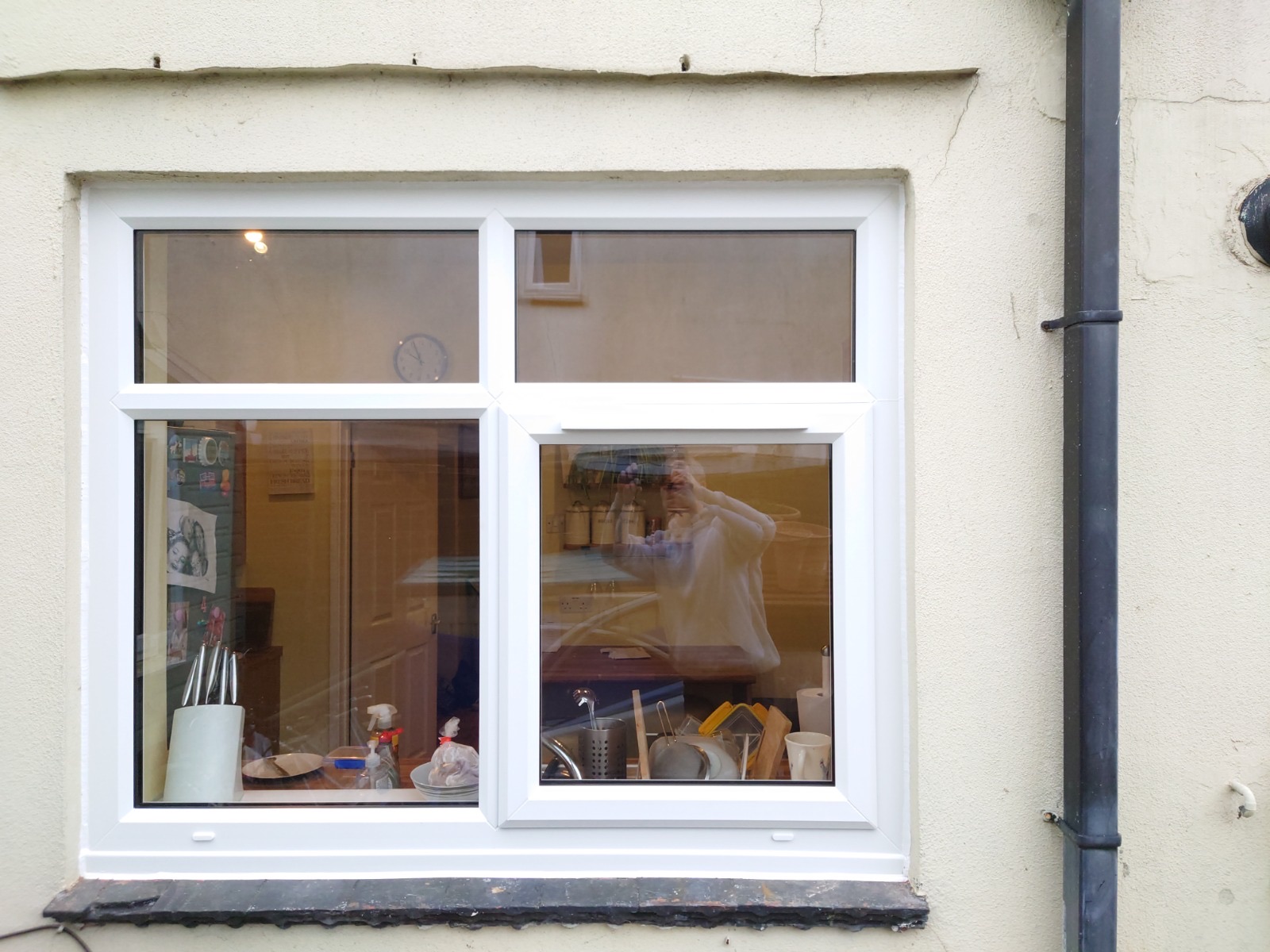 New uPVC casement window fitted in a Hampshire kitchen